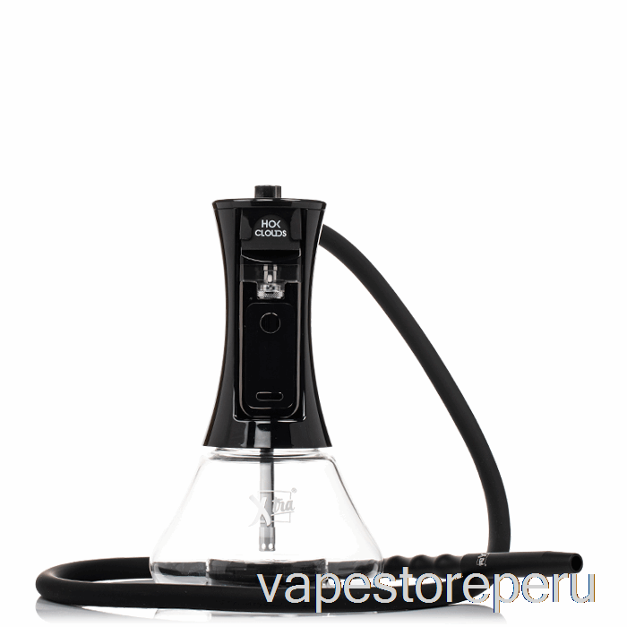 Vape Peru Xtra Hok Nubes E-hookah Kit Negro